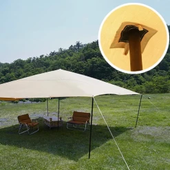 DoD Cheese Tarp M - Khaki -Roam Ready TT10 739 KH 7