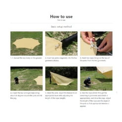 DoD Okura Tarp - Black 22 DoD Okura Tarp - Black -Roam Ready TT8 583 BK 23