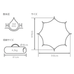 DoD Okura Tarp - Black 26 DoD Okura Tarp - Black -Roam Ready TT8 583 BK 24