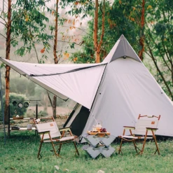 Vidalido 3 - 4 Person Automatic Teepee Tent -Roam Ready TV 063 TAN 4