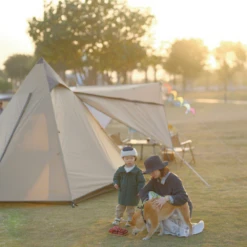 Vidalido 3 - 4 Person Automatic Teepee Tent -Roam Ready TV 063 TAN 7