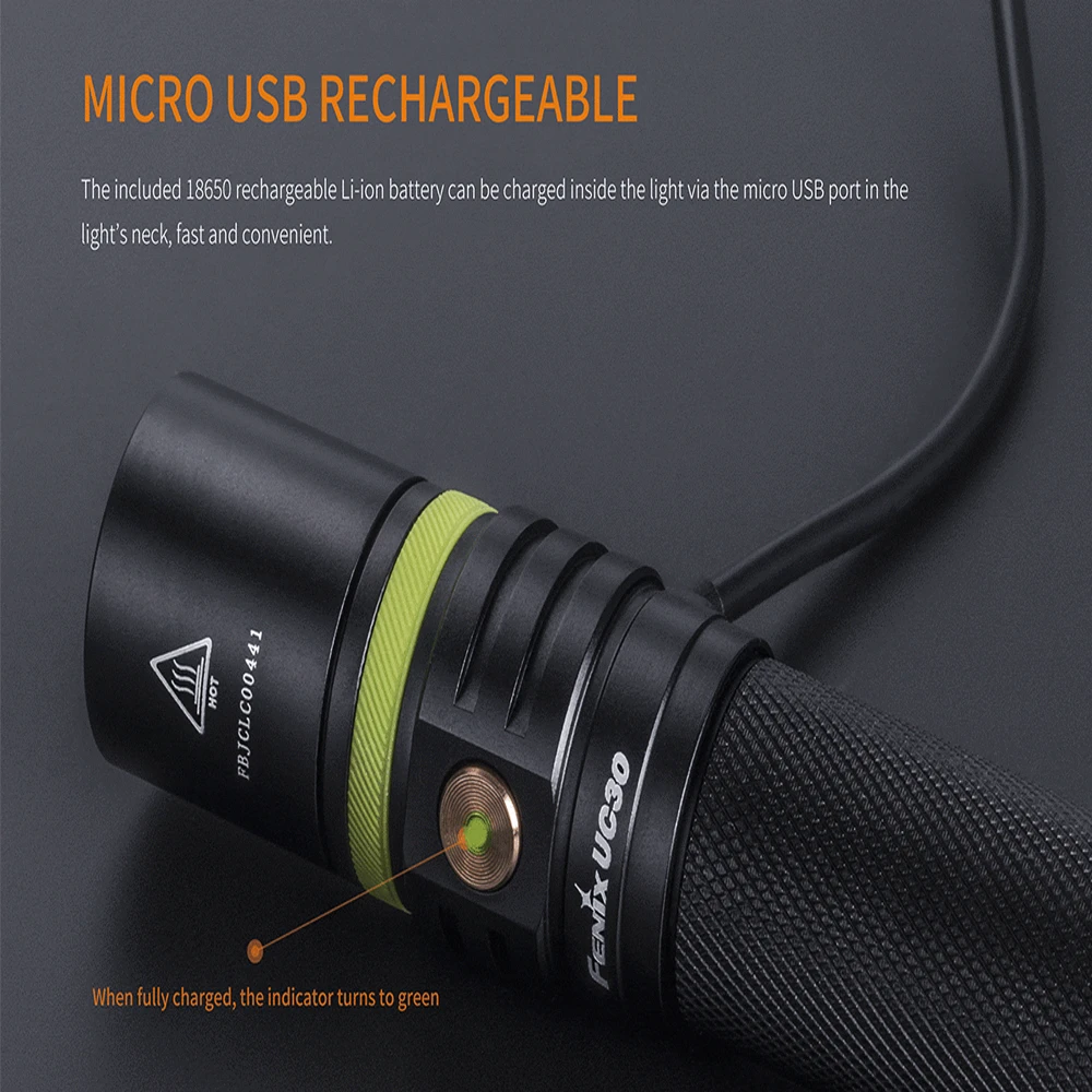 Fenix UC30 Flashlight - 1000 Lumens 9 Fenix UC30 Flashlight - 1000 Lumens - Image 7