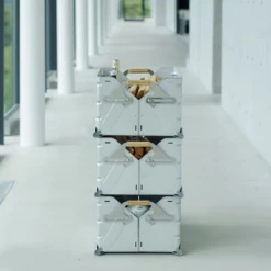 Snow Peak Stacking Shelf Container 15 Snow Peak Stacking Shelf Container -Roam Ready UG 055G 03