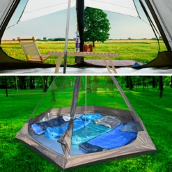 Vidalido Cone Teepee Tent - Black -Roam Ready VIDALIDOCONETEEPEETENTBLACK 4