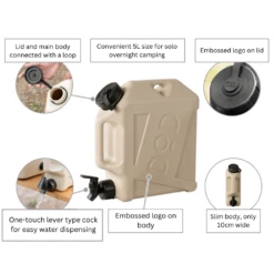 DoD Jiminy Water Tank Solo 4.5L -Roam Ready jiminy