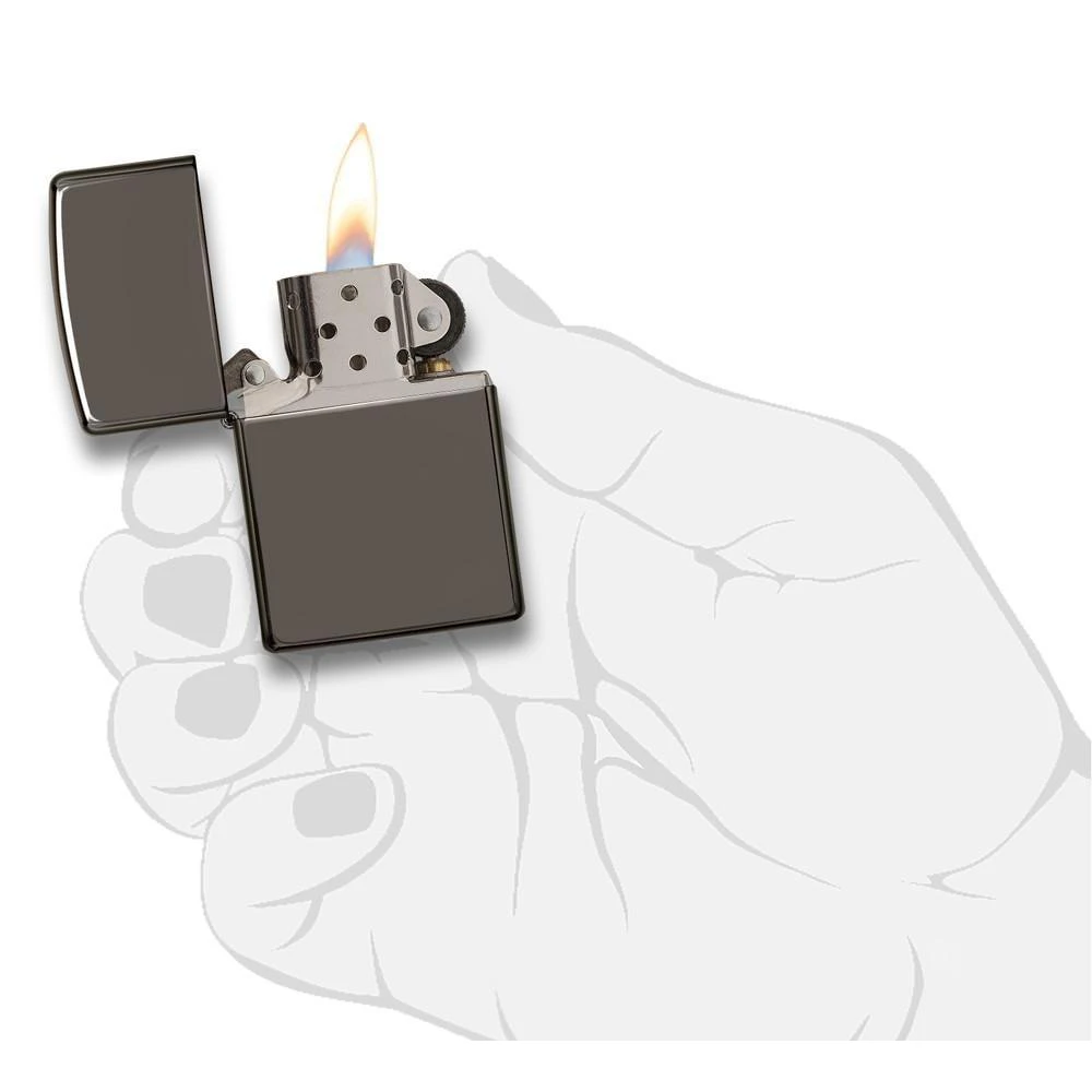 Zippo 150 Classic Black Ice® - Refillable Windproof Lighter 6 Zippo 150 Classic Black Ice® - Refillable Windproof Lighter - Image 4