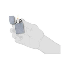 Zippo 1607 Slim® Street Chrome™ - Refillable Windproof Lighter -Roam Ready zippo 1607 4