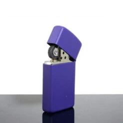 Zippo 1637ZL Slim Purple Matte With Zippo Logo - Refillable Windproof Lighter -Roam Ready zippo 1637ZL 4