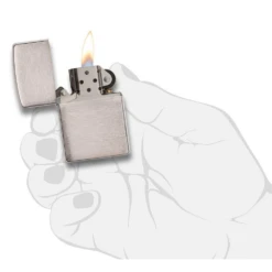 Zippo 200 Classic Brushed Chrome - Refillable Windproof Lighter -Roam Ready zippo 200 2