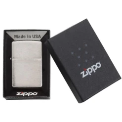 Zippo 200 Classic Brushed Chrome - Refillable Windproof Lighter -Roam Ready zippo 200 4