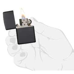 Zippo 218 Classic Matte Black - Refillable Windproof Lighter -Roam Ready zippo 218 3
