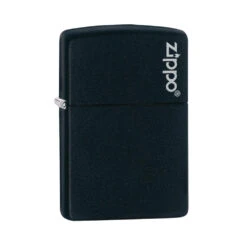 Zippo 218ZL Black Matte With Zippo Logo - Refillable Windproof Lighter -Roam Ready zippo 218zl 2