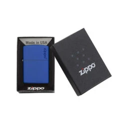 Zippo Royal 229ZL Blue Matte With Zippo Logo - Refillable Windproof Lighter -Roam Ready zippo 229zl 4