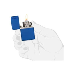 Zippo Royal 229ZL Blue Matte With Zippo Logo - Refillable Windproof Lighter -Roam Ready zippo 229zl 5